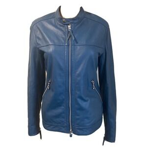 Monkey Time 1286-199-0158 Model Sz M Women's Blue Jacket Medium